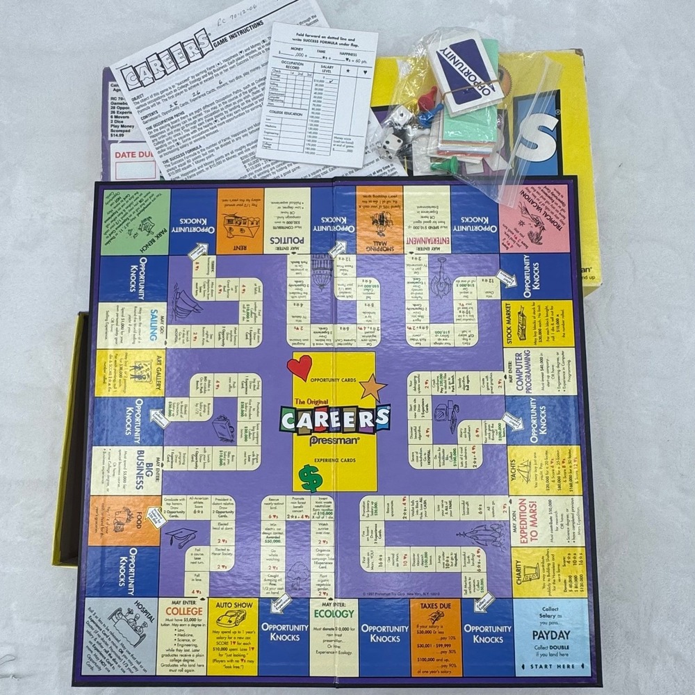 Vintage Pressman The Original Careers Board Game 1997 40th Anniversary Edition - Picture 3 of 3